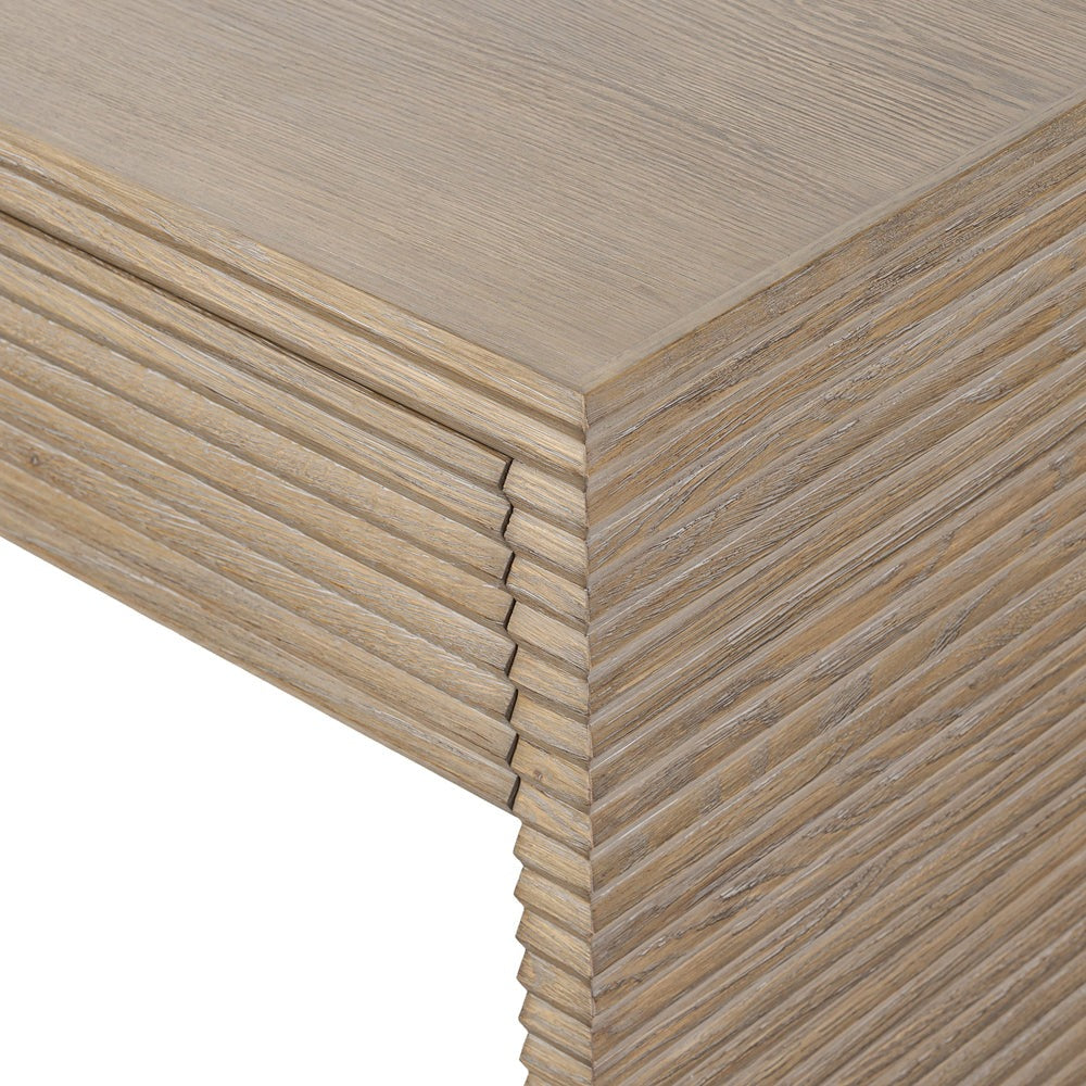 Wickham Desk - Ribbed Oak