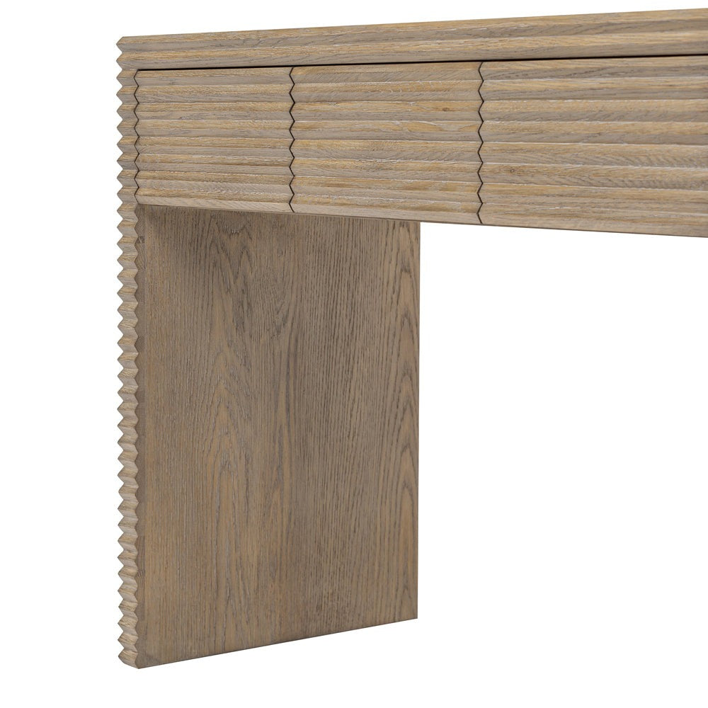 Wickham Desk - Ribbed Oak