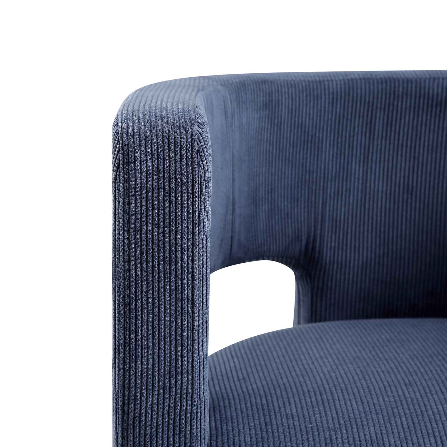 Greenwich Blue Corduroy Dining Chair
