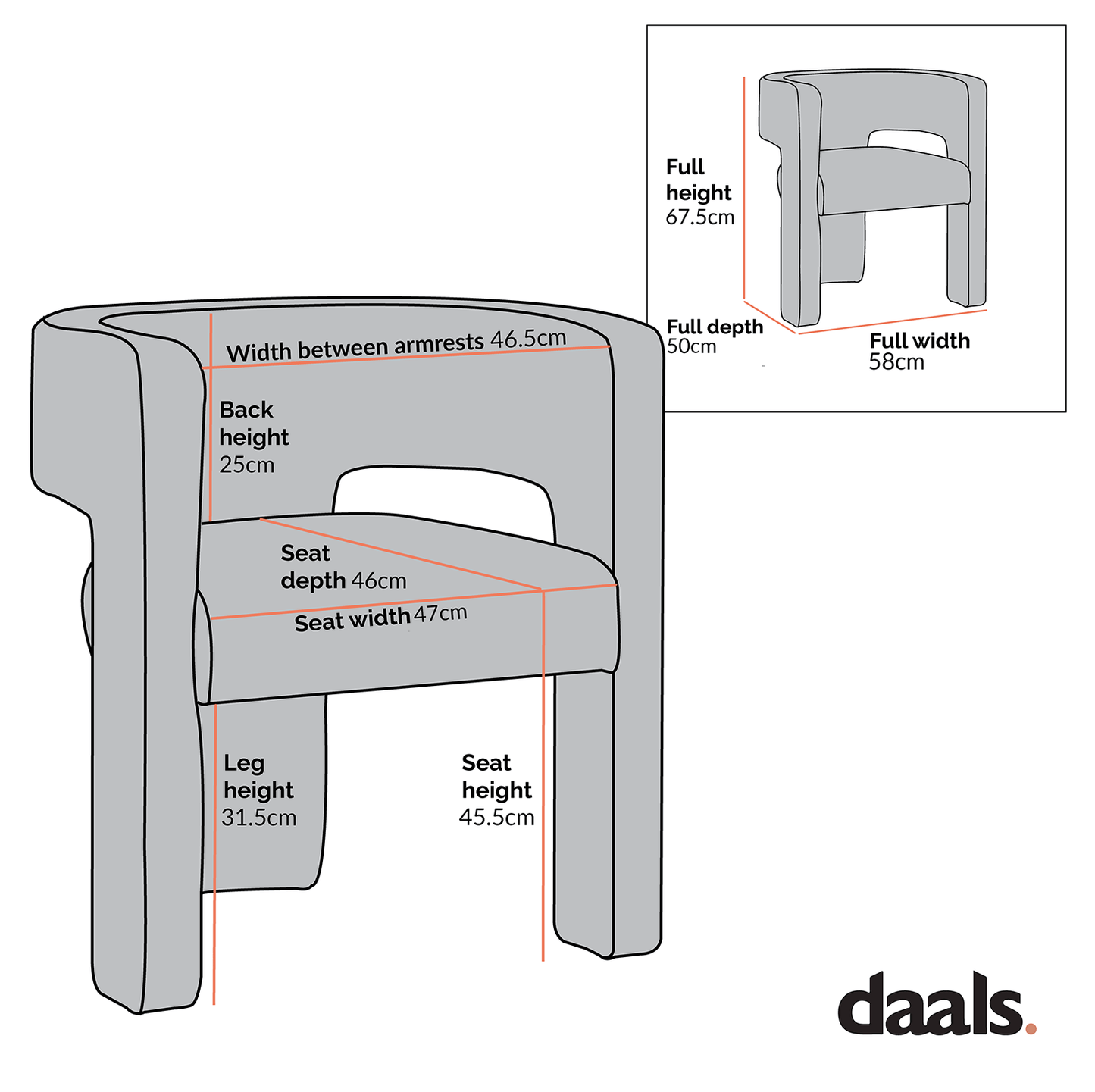 Greenwich Cinnamon Velvet Dining Chair