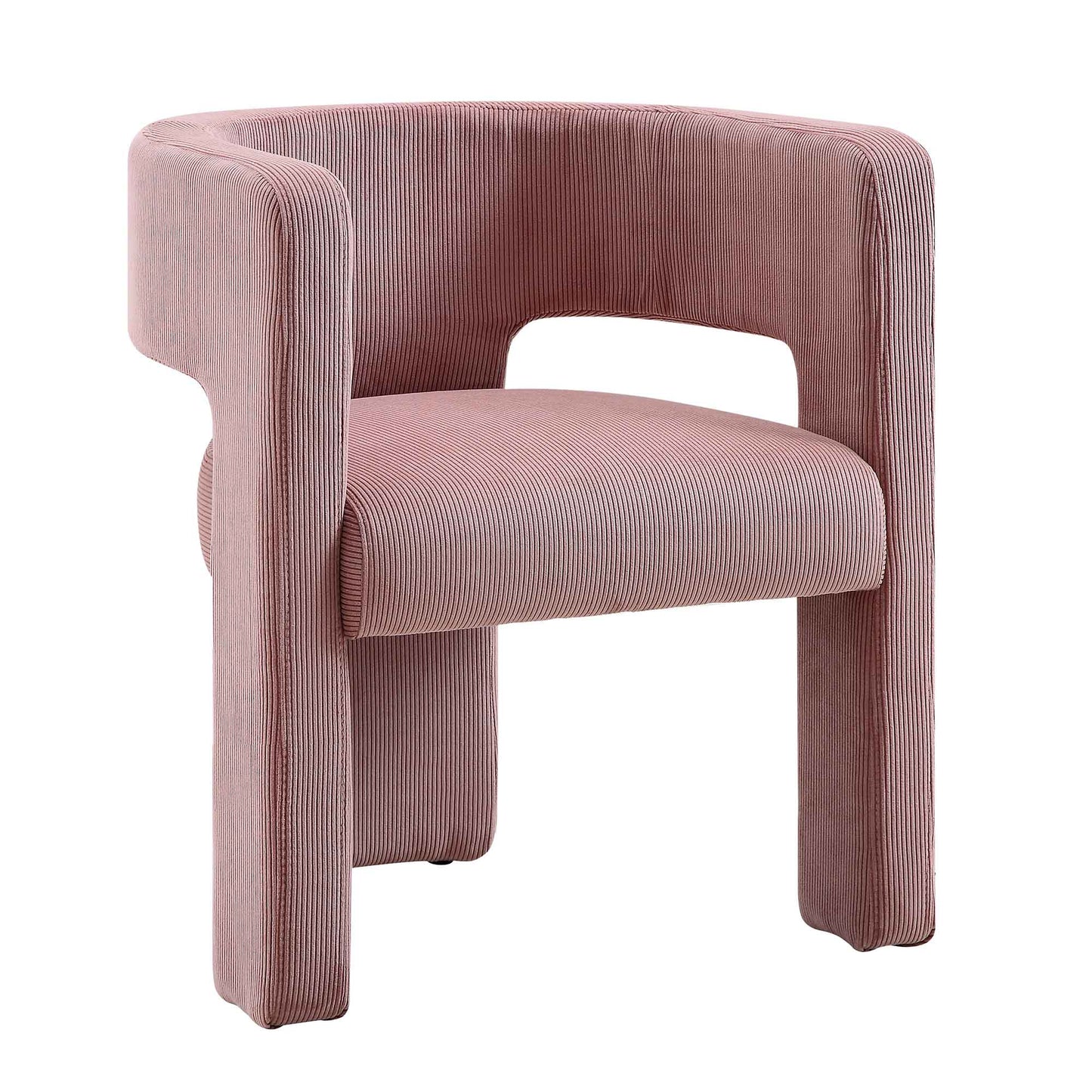 Greenwich Dusty Pink Corduroy Dining Chair