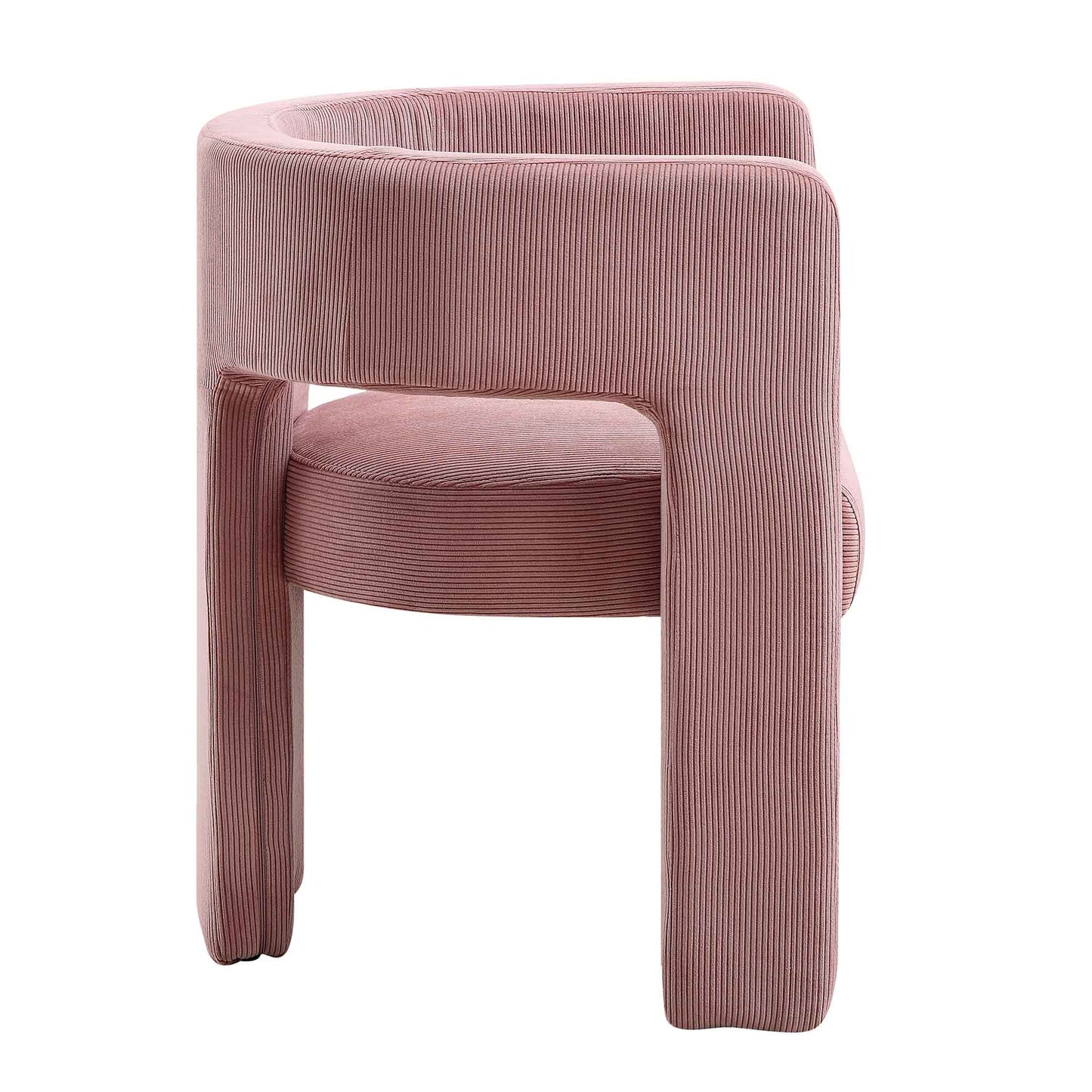 Greenwich Dusty Pink Corduroy Dining Chair