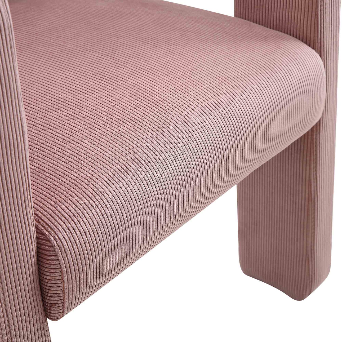 Greenwich Dusty Pink Corduroy Dining Chair