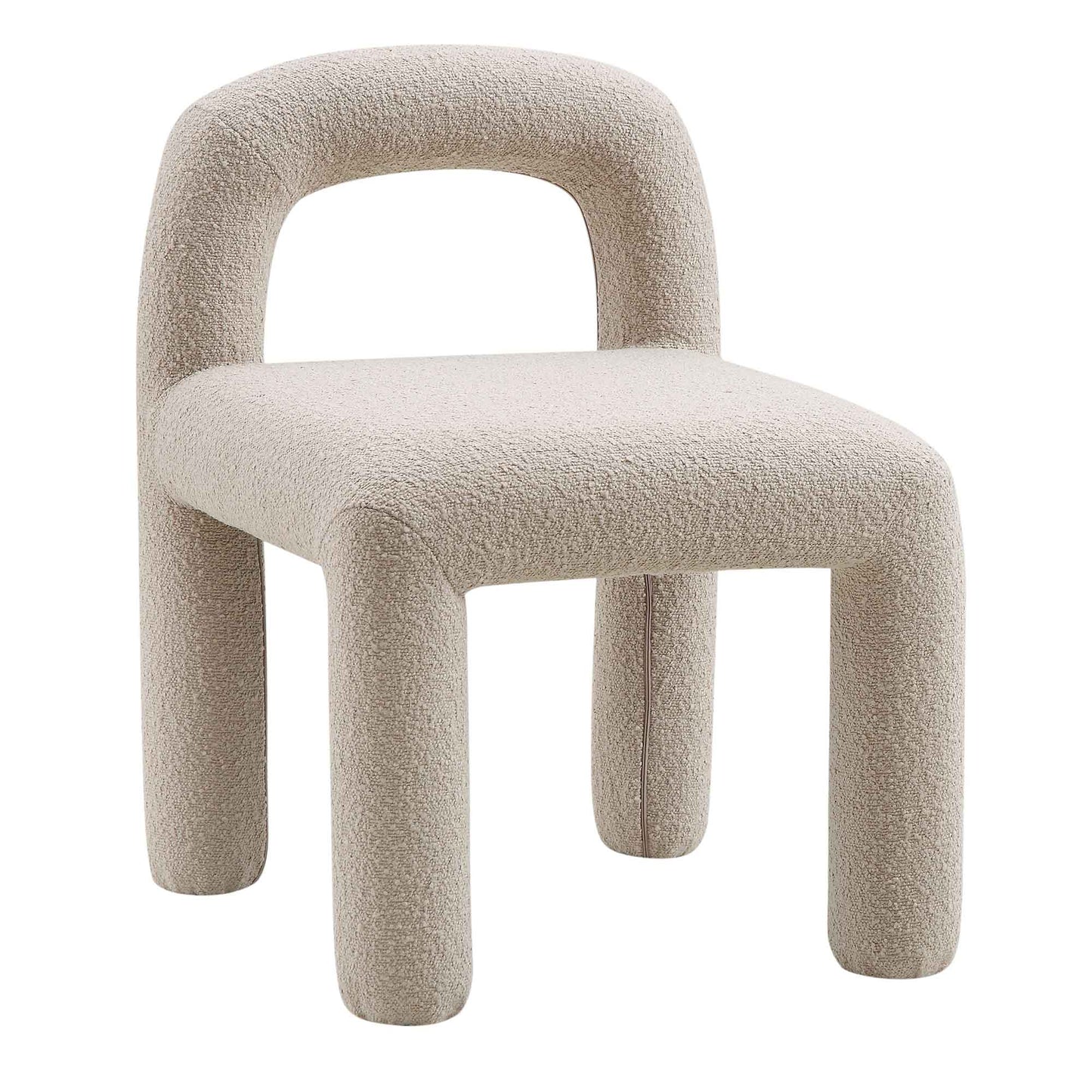 Libby Light Taupe Boucle Dining Chair
