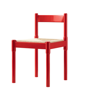 Minley 2-in-1 Dining Chair, Red High Gloss