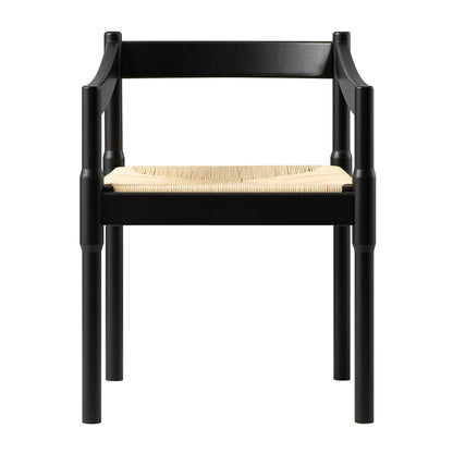 Minley 2-in-1 Carver Chair, Black Matte