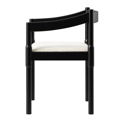 Minley 2-in-1 Carver Chair, Black Matte
