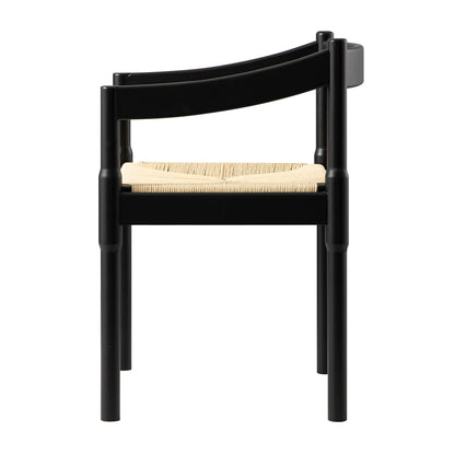 Minley 2-in-1 Carver Chair, Black Matte