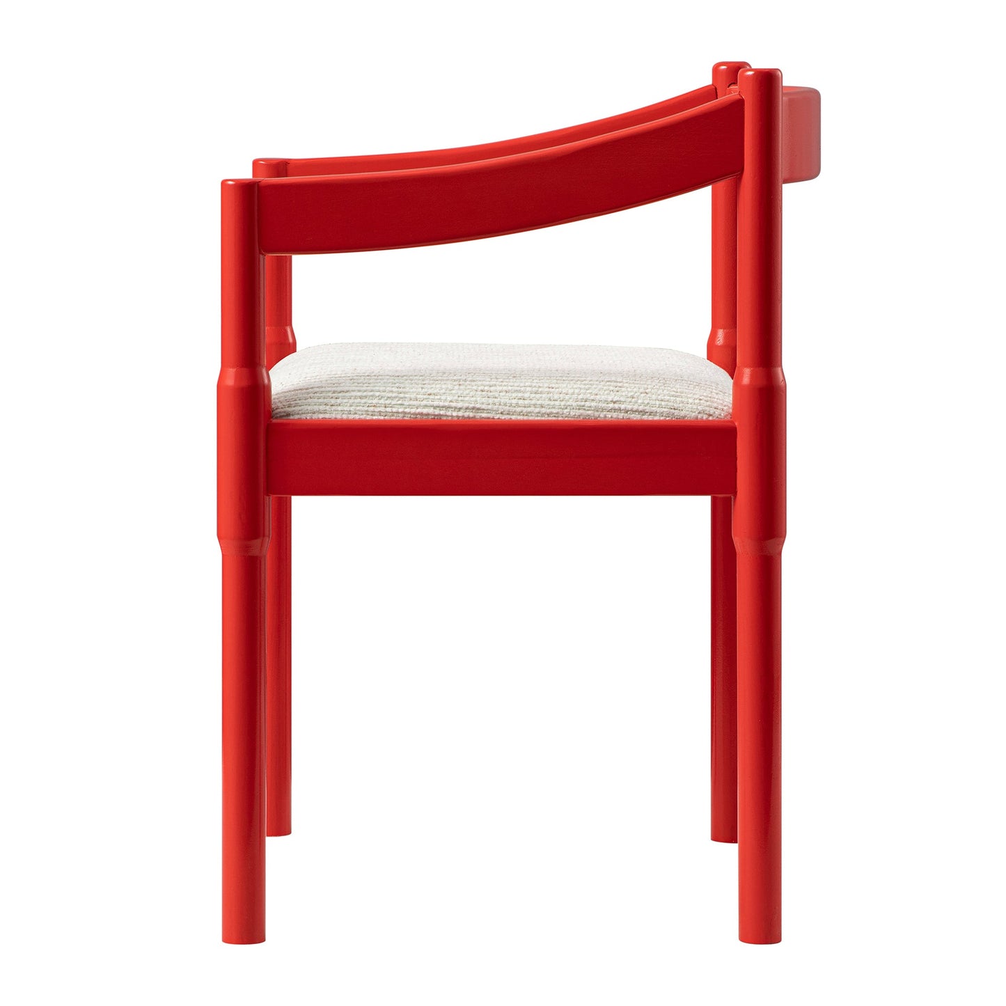 Minley 2-in-1 Carver Chair, Red High Gloss
