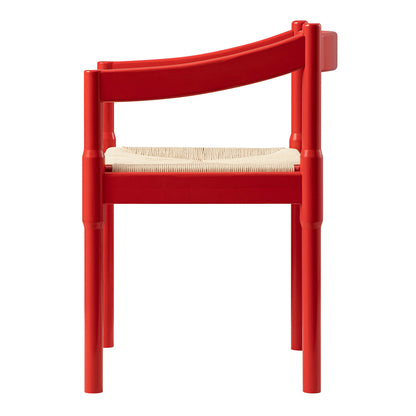 Minley 2-in-1 Carver Chair, Red High Gloss