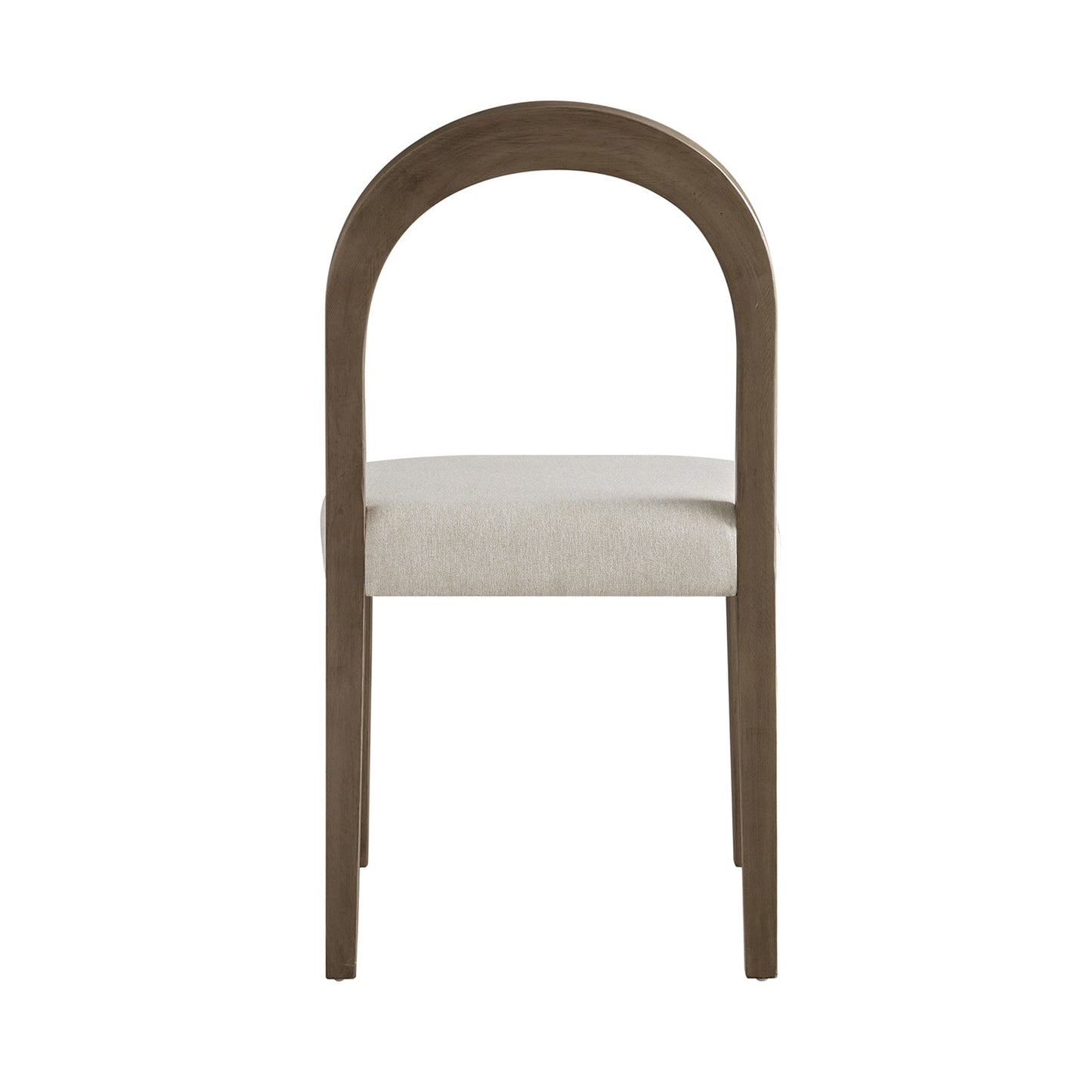 Lumi Dining Chair, Oatmeal Fabric | Silver Oak Frame