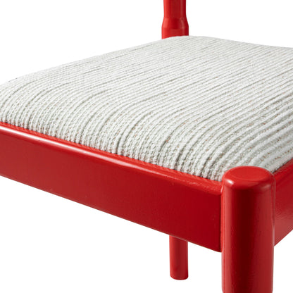 Minley 2-in-1 Dining Chair, Red High Gloss