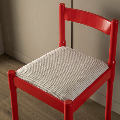 Minley 2-in-1 Dining Chair, Red High Gloss