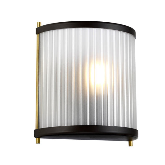 Corona 1 Light Wall Light - Bronze, Dark Brown & Aged Brass