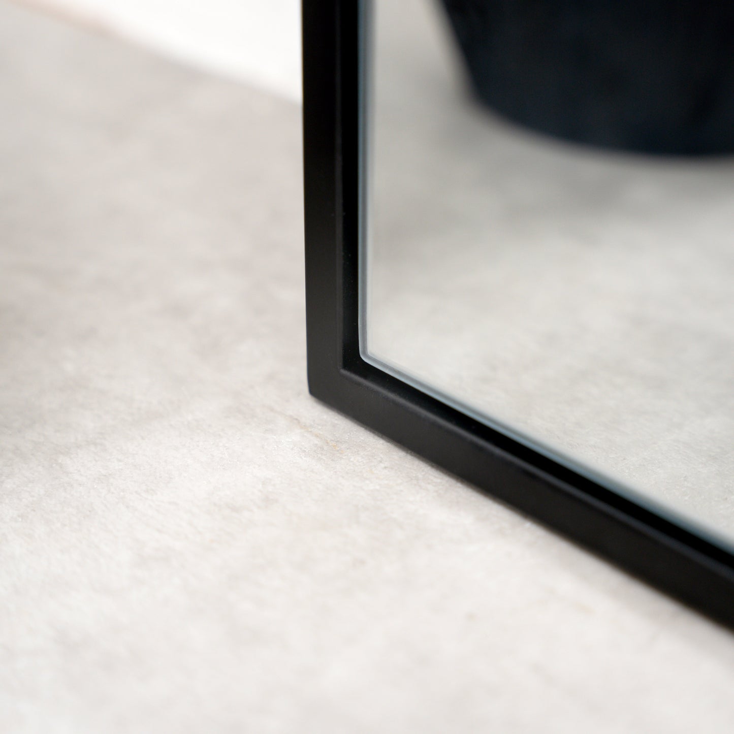 Liberty - Black Arched Metal Overmantle Mirror 120cm x 90cm