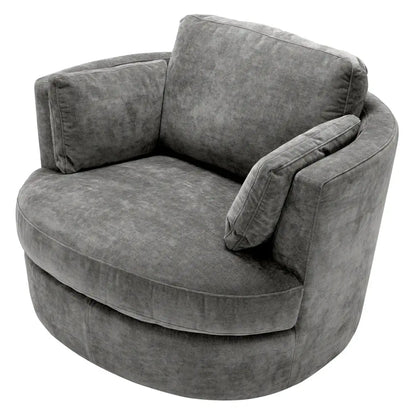 Clarissa Swivel Chair - Clarck Grey