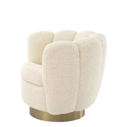 Mirage Swivel Chair - Faux Shearling