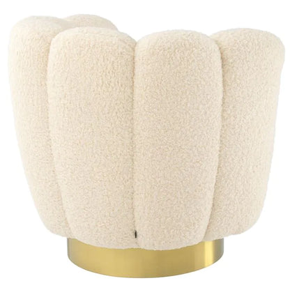 Mirage Swivel Chair - Faux Shearling