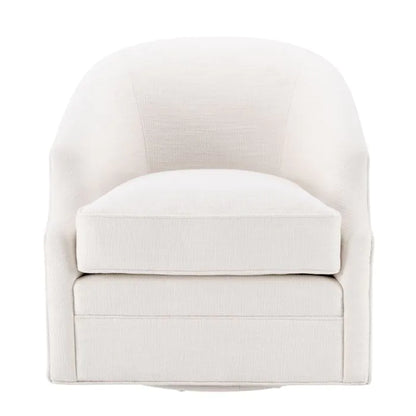 Gustav Swivel Chair - Avalon White
