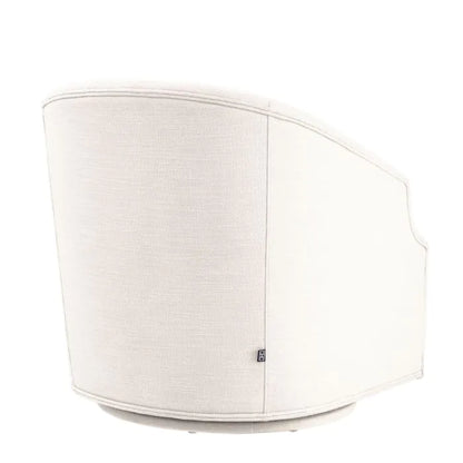 Gustav Swivel Chair - Avalon White