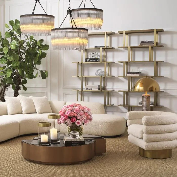 Maguire Swivel Chair - Bouclé Cream