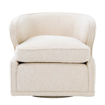 Dorset Swivel Chair - Bouclé Cream
