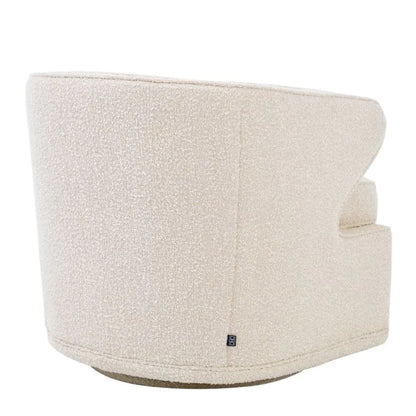 Dorset Swivel Chair - Bouclé Cream