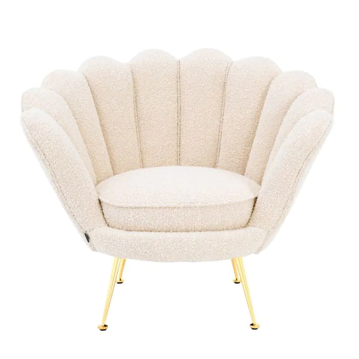 Trapezium Chair - Bouclé Cream