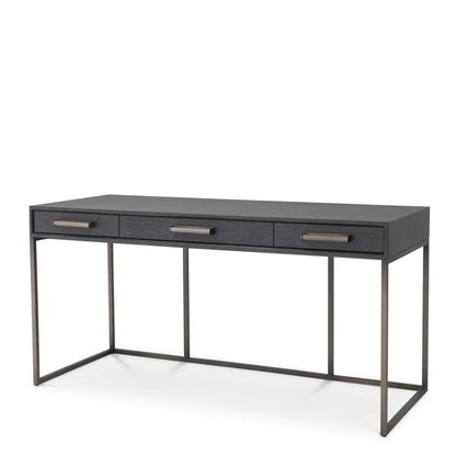 Larsen Desk - Charcoal Grey Oak Veneer