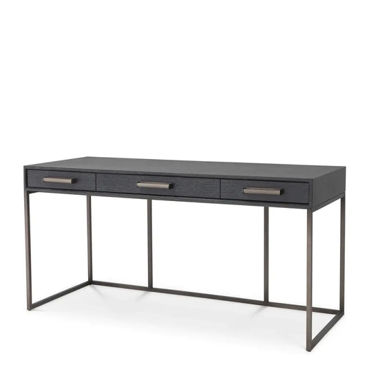 Larsen Desk - Charcoal Grey Oak Veneer