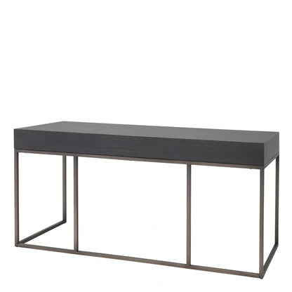 Larsen Desk - Charcoal Grey Oak Veneer