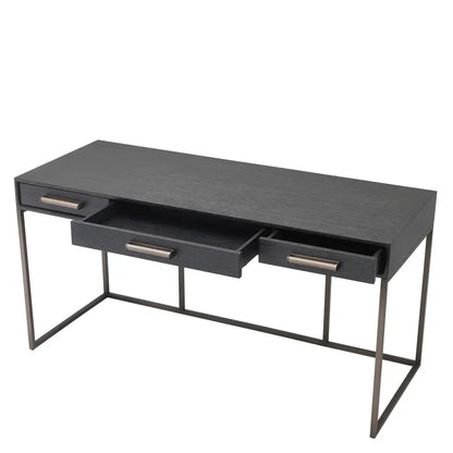 Larsen Desk - Charcoal Grey Oak Veneer
