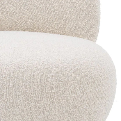 Clément Swivel Chair - Bouclé Cream