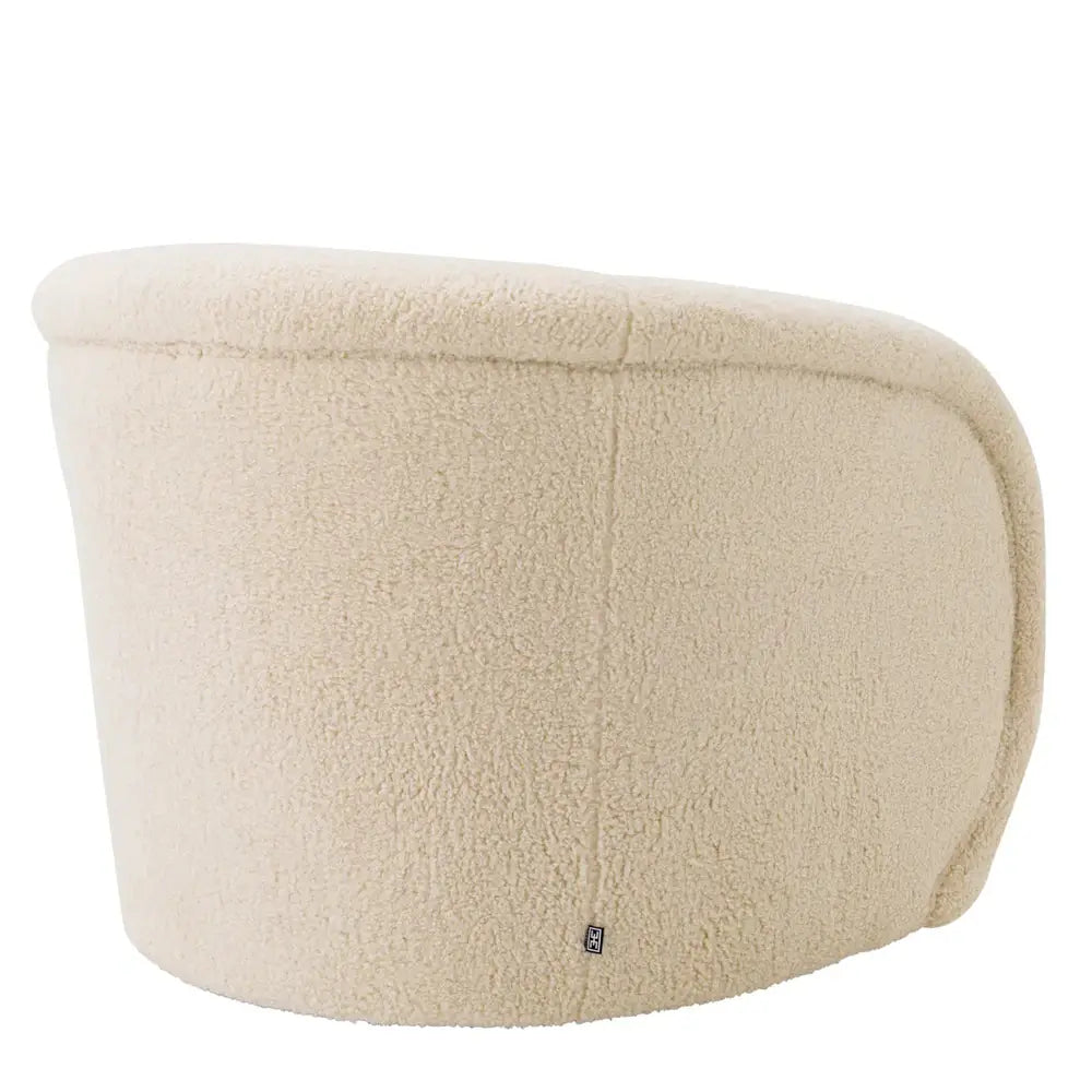 Cristo Swivel Chair - Brisbane Cream