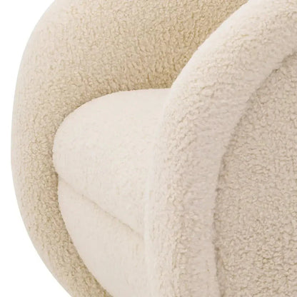 Cristo Swivel Chair - Brisbane Cream