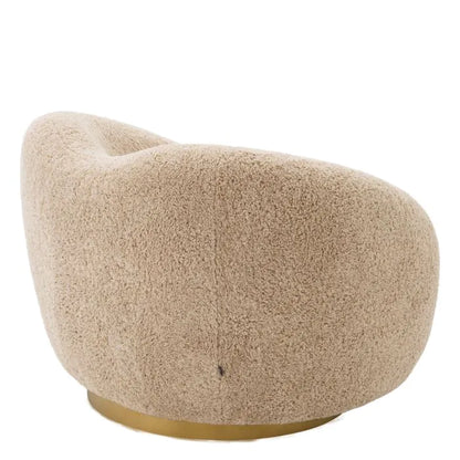 Diego Swivel Chair - Canberra Sand