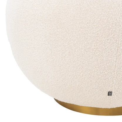 Bollinger Swivel Chair - Bouclé Cream