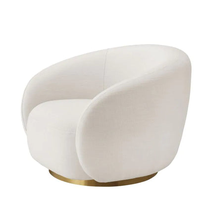 Brice Swivel Chair - Avalon White