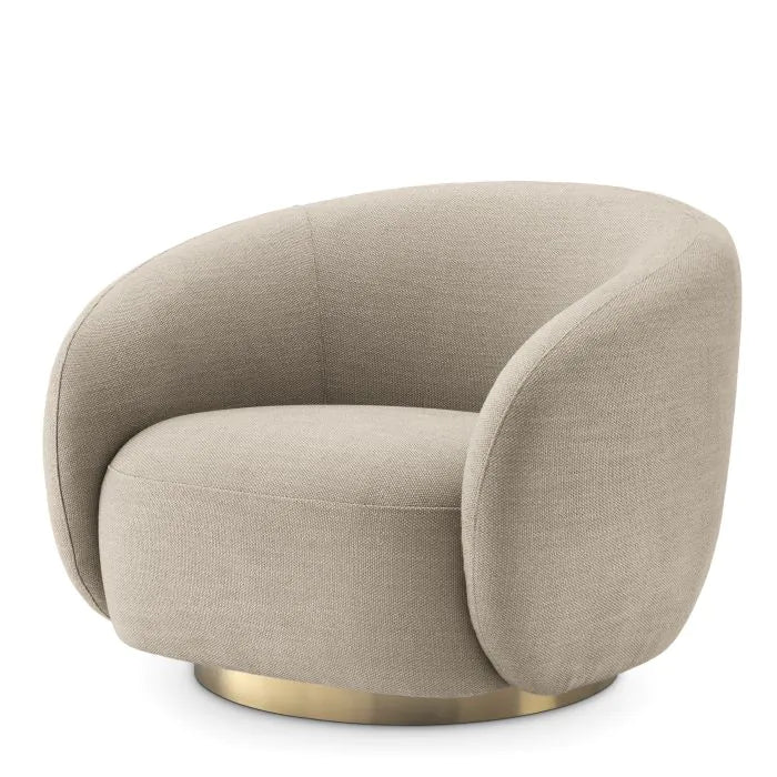 Brice Swivel Chair - Avalon Sand