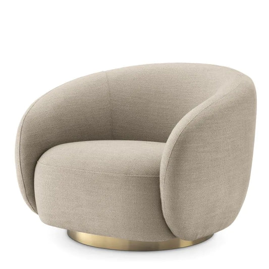 Brice Swivel Chair - Avalon Sand