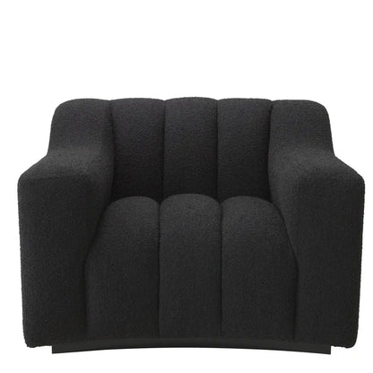 Kelly Chair - Bouclé Black