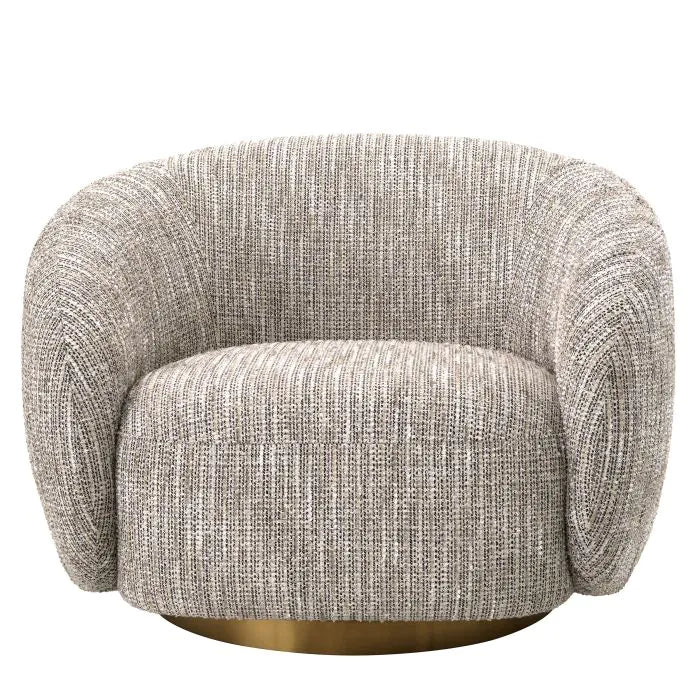 Brice Swivel Chair - Mademoiselle Beige