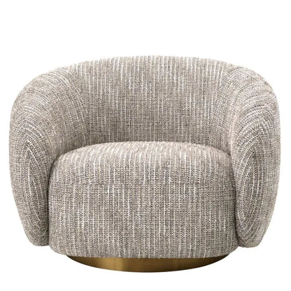 Brice Swivel Chair - Mademoiselle Beige