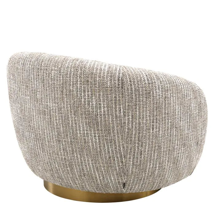 Brice Swivel Chair - Mademoiselle Beige