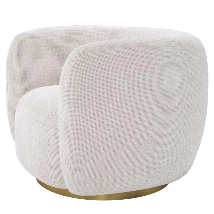 Roxy Swivel Chair - Lyssa Off-White
