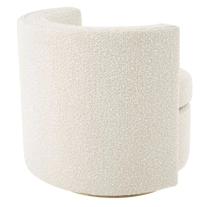 Amanda Swivel Chair - Bouclé Cream