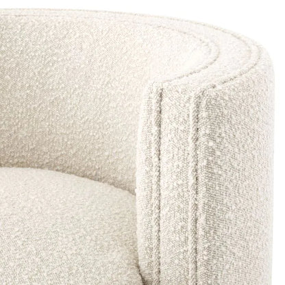 Amanda Swivel Chair - Bouclé Cream
