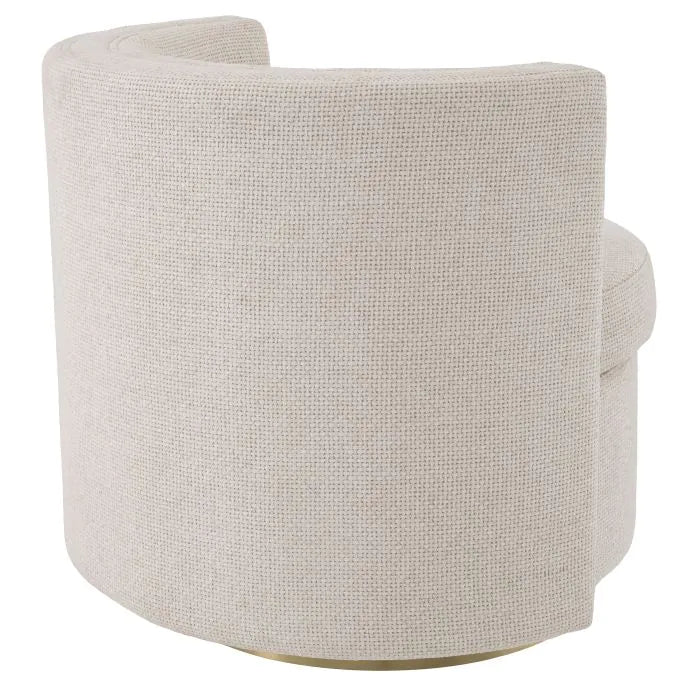 Amanda Swivel Chair - Lyssa Off-White