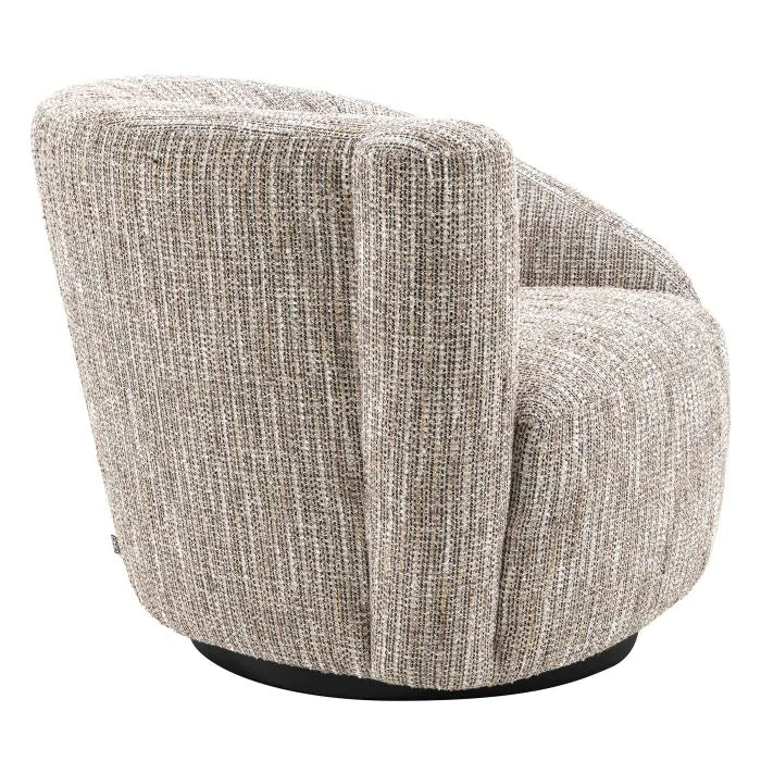 Colin Left Swivel Chair - Mademoiselle Beige