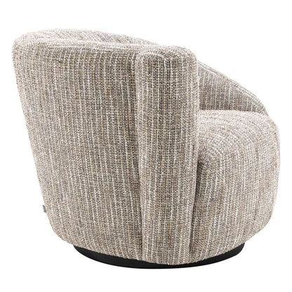 Colin Left Swivel Chair - Mademoiselle Beige